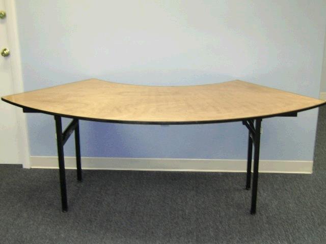 Rental store for TABLE, 4 FT.  SERPENTINE    48 IN in Kingsport TN