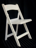 Rental store for CHAIR,  GARDEN  WHITE  PADDED in Kingsport TN