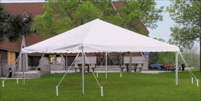 Rental store for TENT, 15 X 15    WHITE    FRAME in Kingsport TN