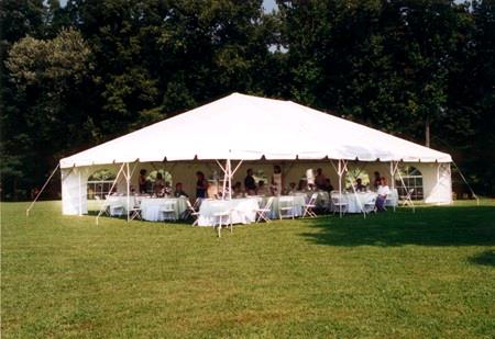 Rental store for TENT, 30  X 30   WHITE   FRAME TENT in Kingsport TN