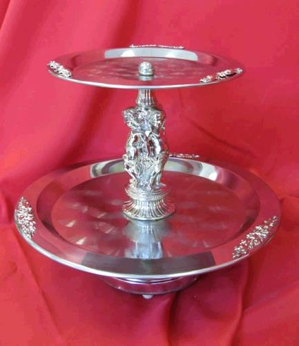 Rental store for TRAY, SERVING 2 TIERED   SILVERPLATE in Kingsport TN