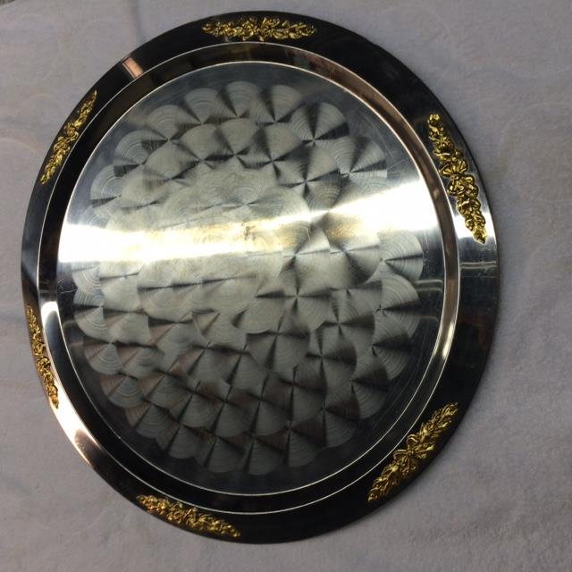 Rental store for TRAY, SERVING 25  S S GOLD TRIM in Kingsport TN