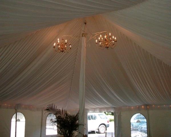 Rental store for TENT LINER, 30 X30  FRAME TENT  IVORY in Kingsport TN