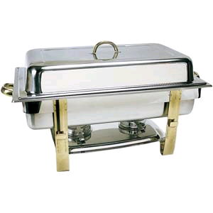 Rental store for CHAFER,  8 QT  RECT. S GOLD ACCENTS in Kingsport TN