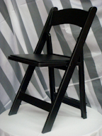 Rental store for CHAIR,  GARDEN  BLACK   PADDED in Kingsport TN