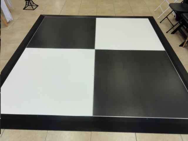 Rental store for DANCE FLOOR,  BLACK   4 x 4  1 PIECE in Kingsport TN