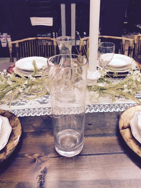 Rental store for VASE,GLASS  ROUND  14 X4 in Kingsport TN