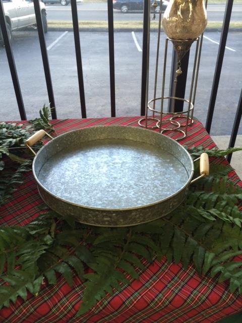 Rental store for TRAY, GALVANIZED  ROUND WOODEN HANDLES in Kingsport TN