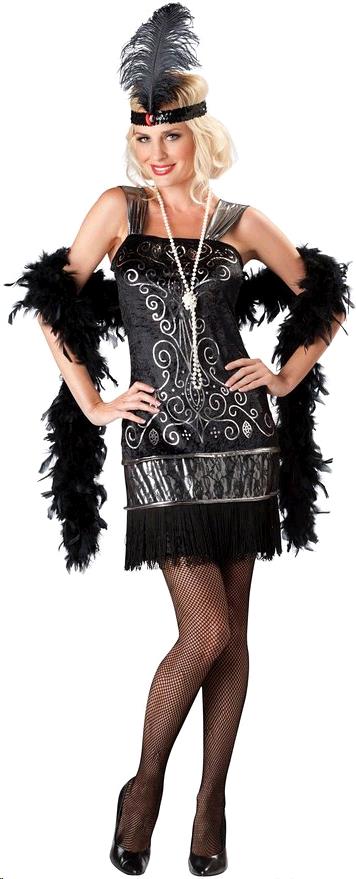 Rental store for FLIRTY FLAPPER  BLACK SILVER  LARGE in Kingsport TN