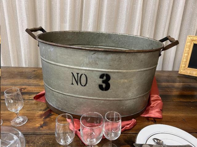 Rental store for GALVANIZED  OVAL NO. 3 BEVERAGE TUB in Kingsport TN