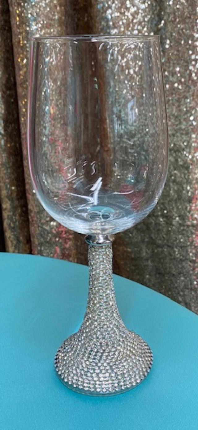 Rental store for GLASS,  GOBLET  RHINESTONE STEM in Kingsport TN