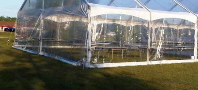 Rental store for TENT, 8X20  ALLCLEAR SIDEWALL 40W FRAME in Kingsport TN