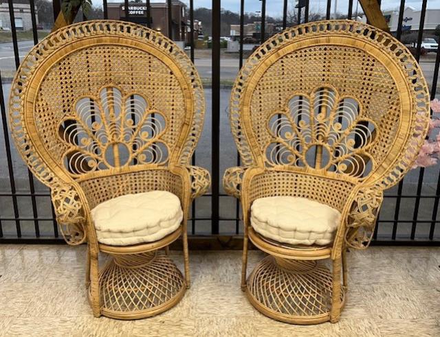 Rental store for CHAIR,  PEACOCK  WICKER  1 CHAIR in Kingsport TN
