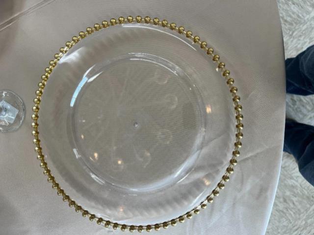 Rental store for CHARGER,  ACRYLIC  GOLD BEADED in Kingsport TN