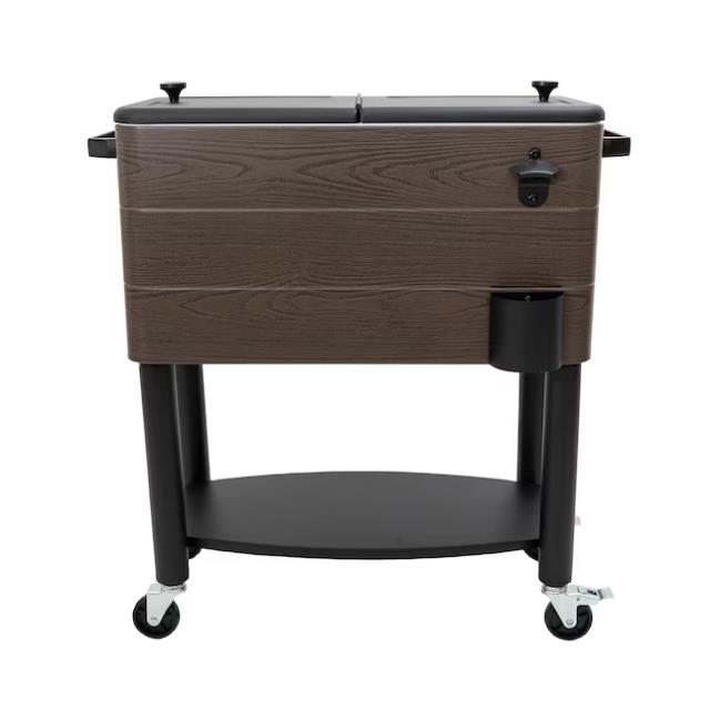 Rental store for COOLER,  WOOD GRAIN  60 QT. ON LEGS in Kingsport TN