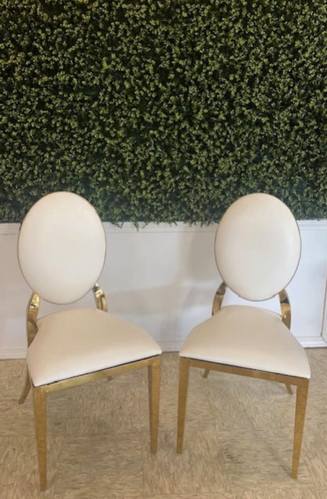 Rental store for CHAIR, WHITE GOLD   BRIDE   GROOM  ALEXA in Kingsport TN