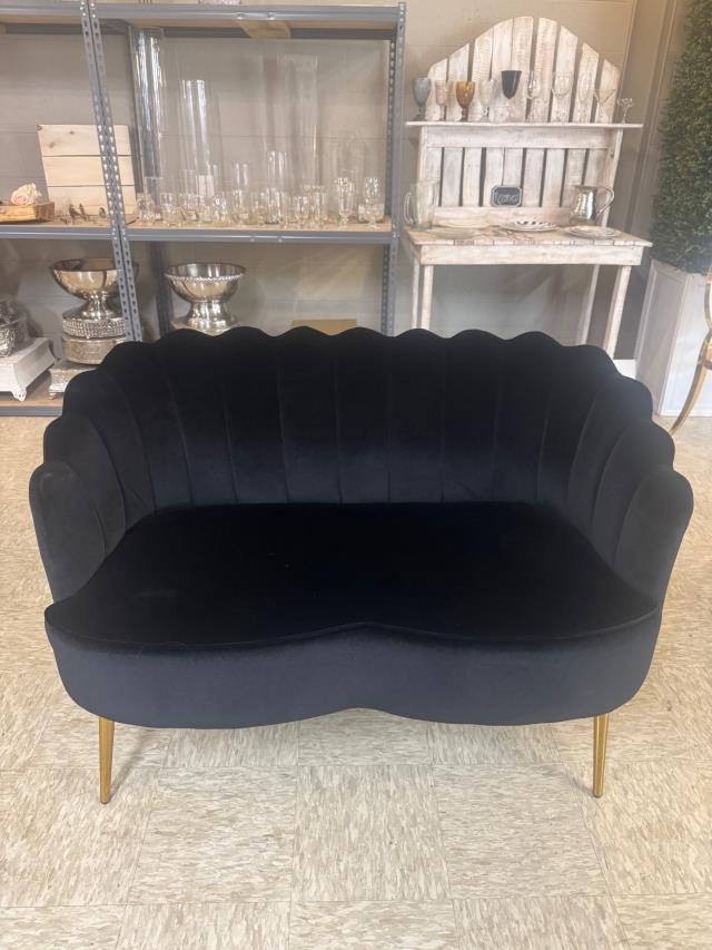 Rental store for LOUNGE,  LOVESEAT  BLACK VELVET in Kingsport TN