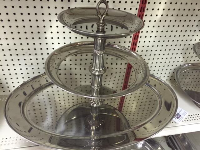Rental store for TRAY, SERVING 3 TIER  OVAL  STAINLESS in Kingsport TN