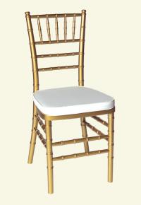 Rental store for CHAIR, CHIAVARI  RESIN  GOLD in Kingsport TN