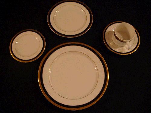 Rental store for PLATES,  WHITE GOLD BLACK  SAUCER in Kingsport TN